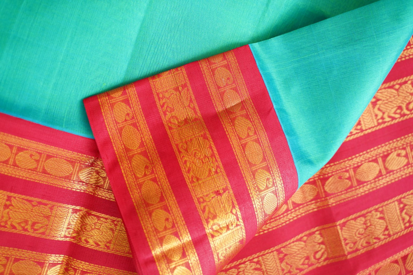 Kanchi Handloom Silk Cotton Saree-PC15726