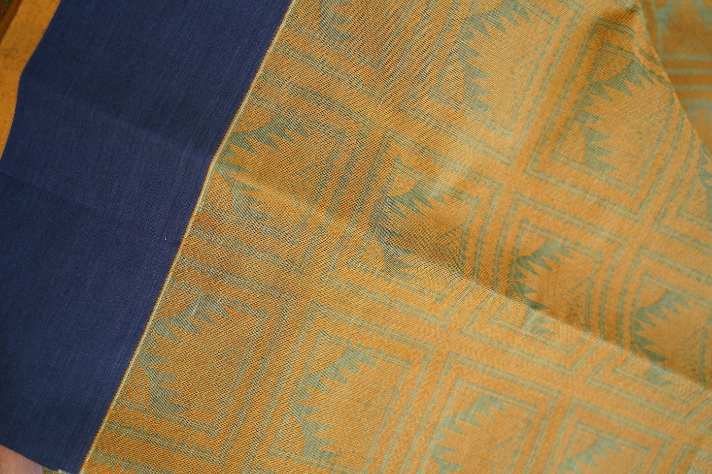Kanchi handloom Cotton Saree PC16915