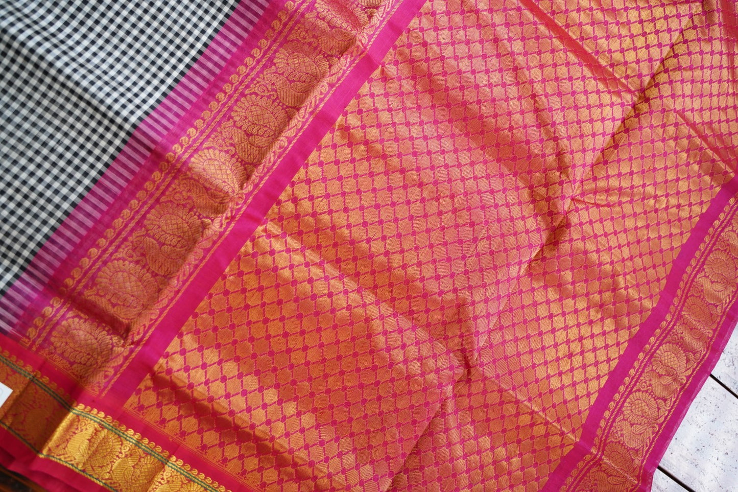 Kanchi Handloom Silk Cotton Saree-PC15718