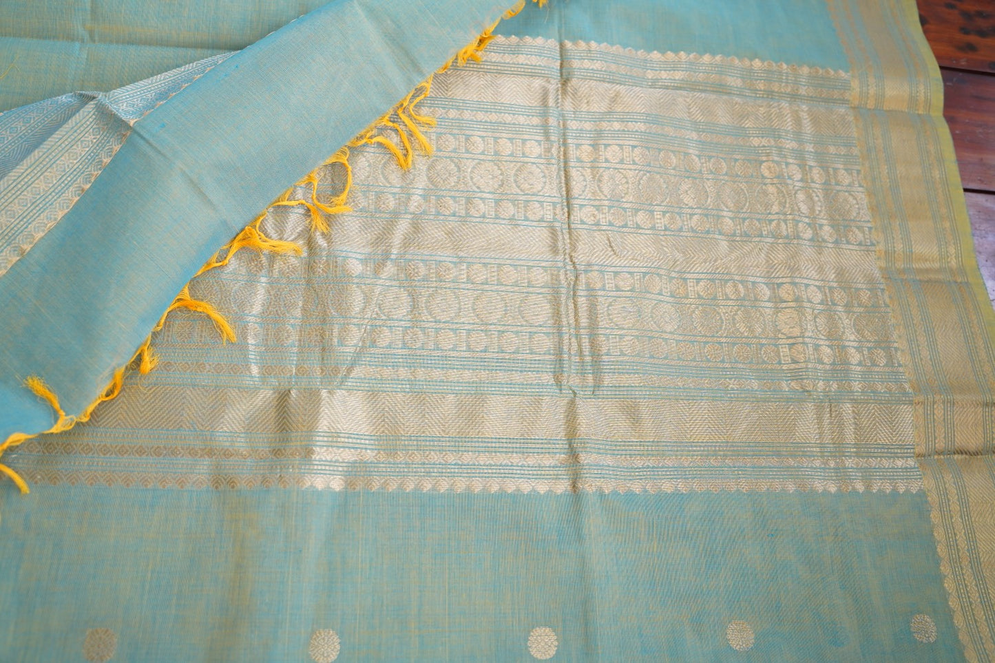 Kanchi handloom Cotton Saree PC16917