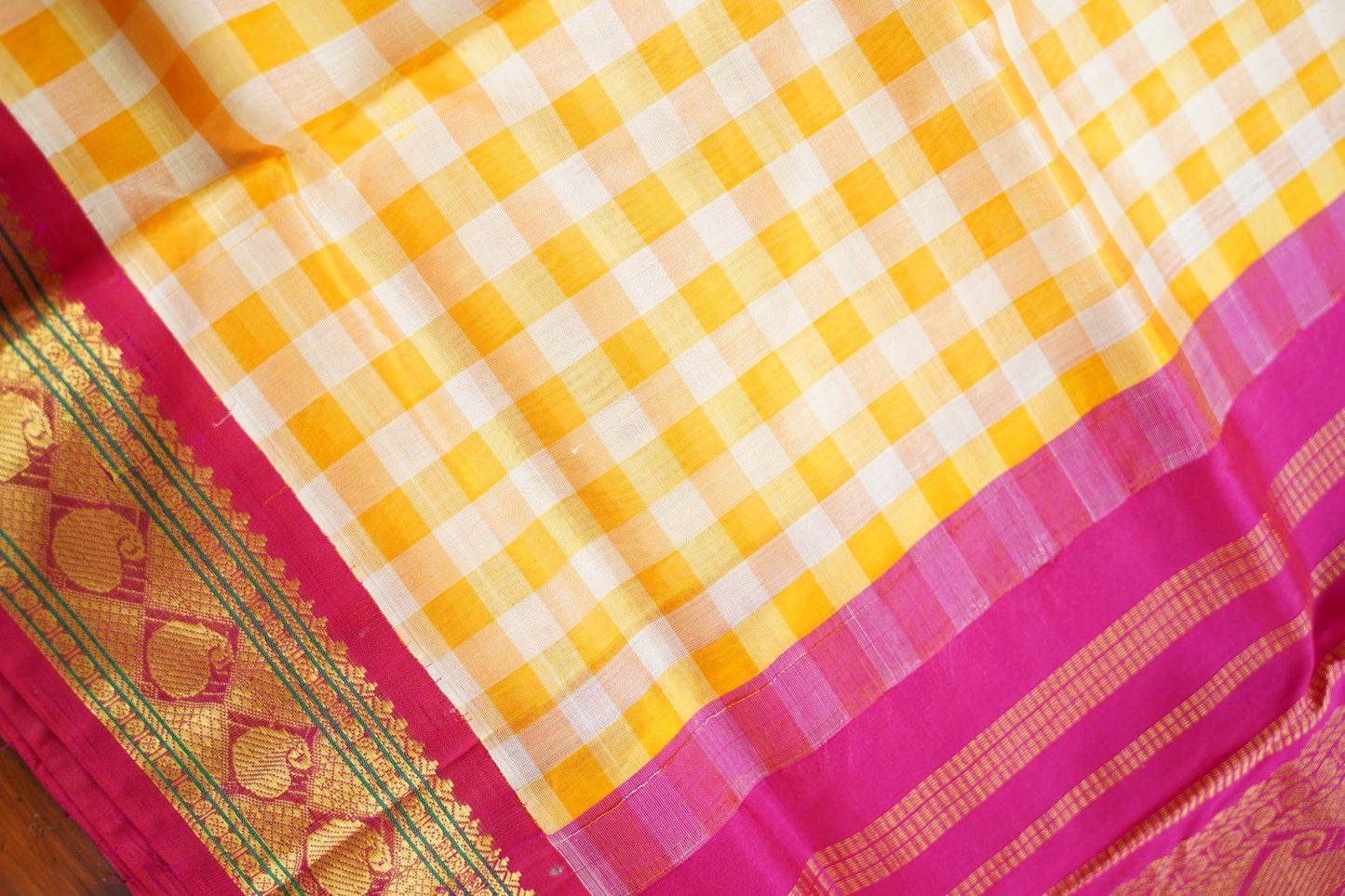 Kanchi Handloom Silk Cotton Saree-PC15716