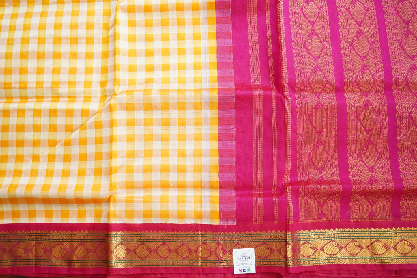 Kanchi Handloom Silk Cotton Saree-PC15716