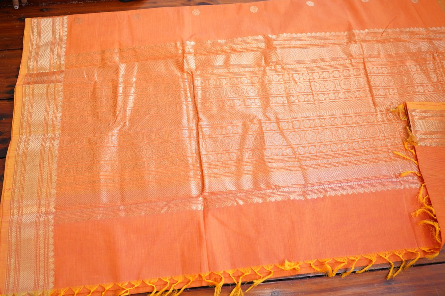 Kanchi handloom Cotton Saree PC16905