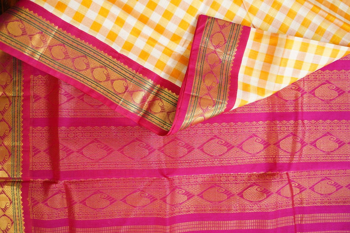 Kanchi Handloom Silk Cotton Saree-PC15716