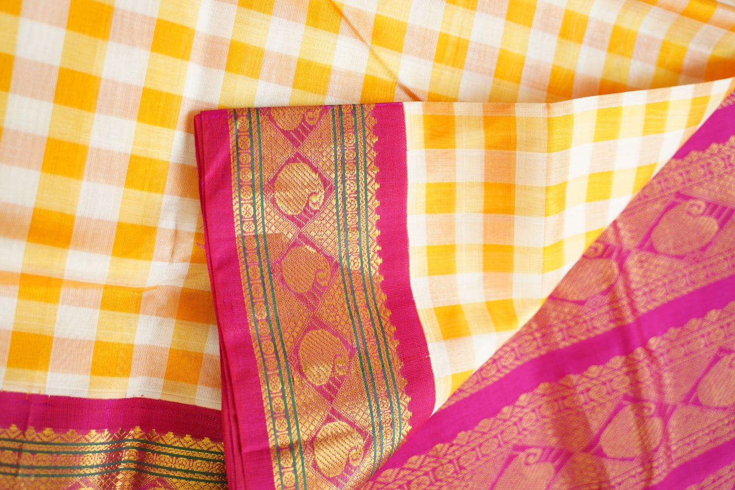 Kanchi Handloom Silk Cotton Saree-PC15716