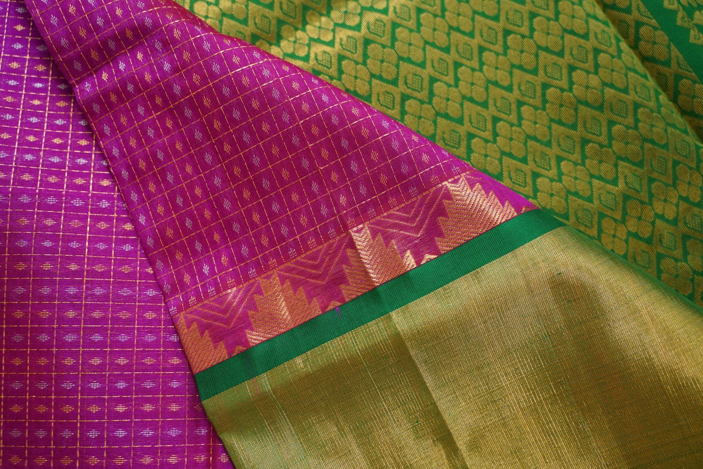 Kanchi Handloom Silk Cotton Saree-PC15728