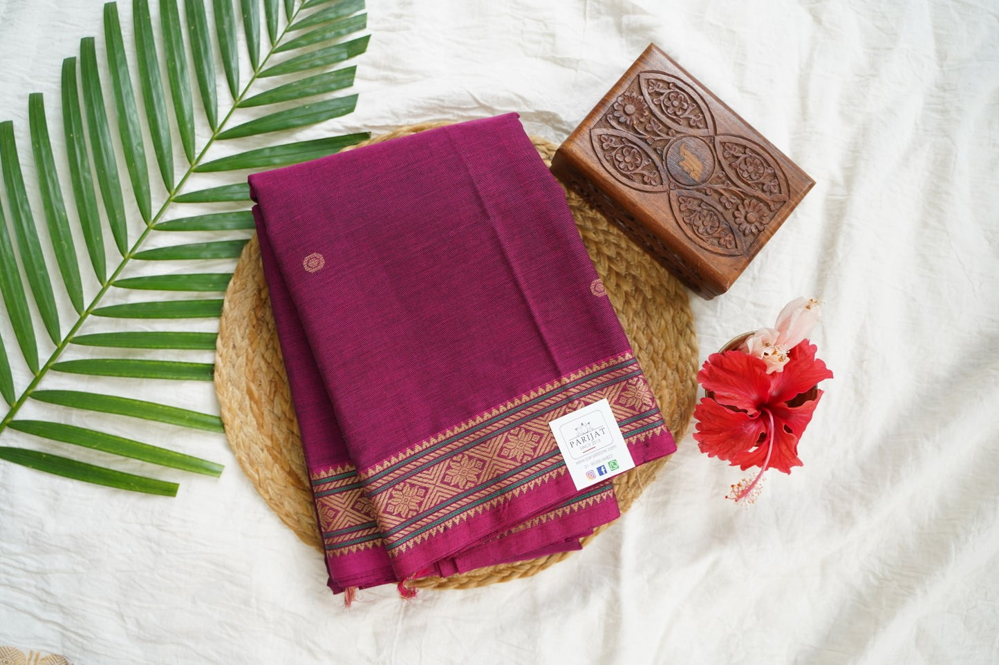 Kanchi handloom Cotton Saree PC15761