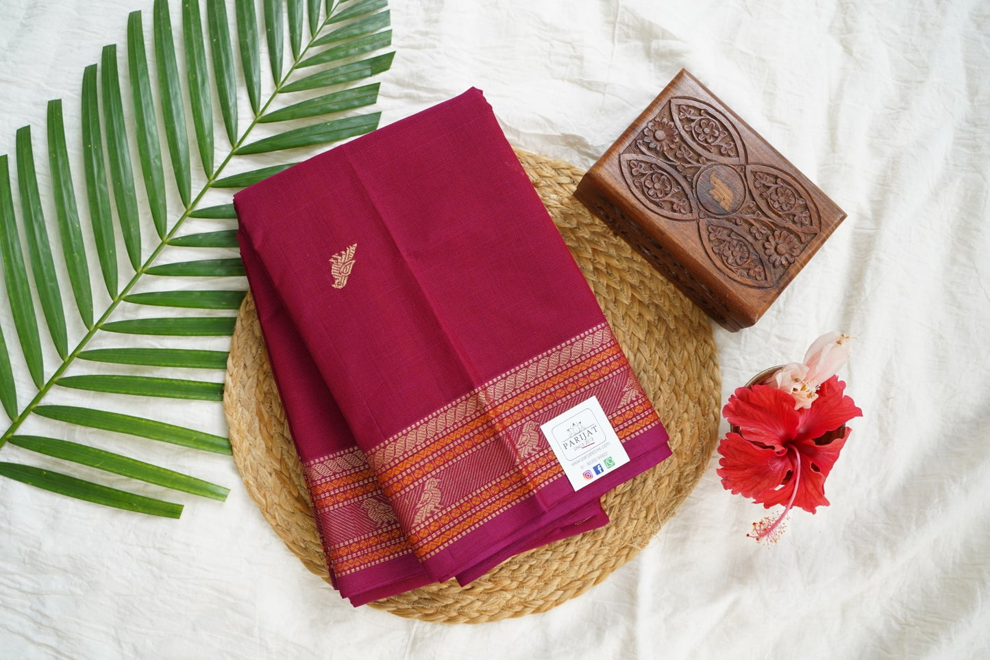 Kanchi handloom Cotton Saree PC15765