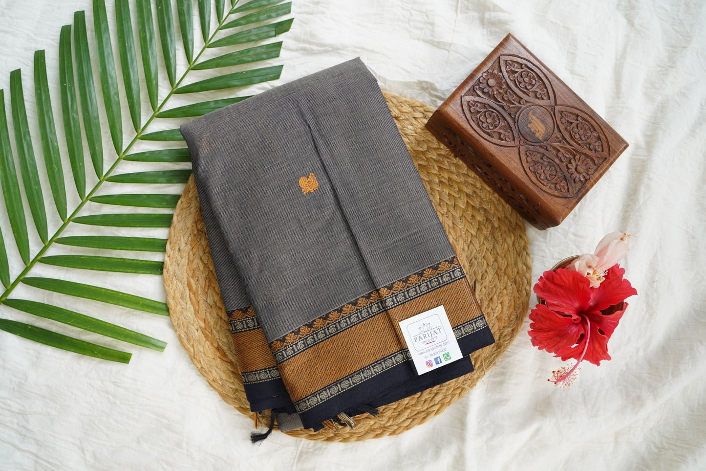 Kanchi handloom Cotton Saree PC15754