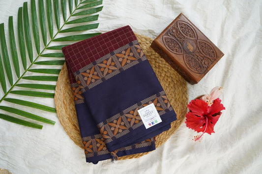 Kanchi handloom Cotton Saree PC15757