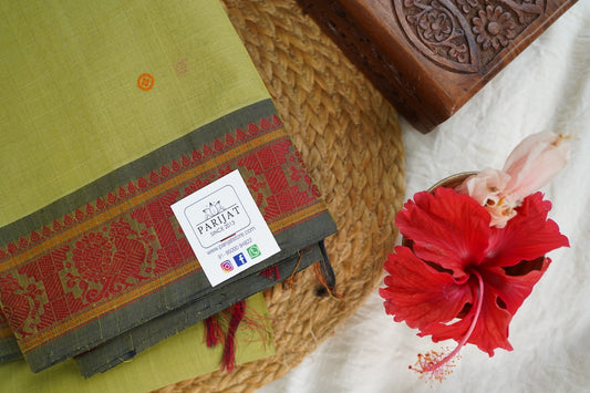 Kanchi handloom Cotton Saree PC15769