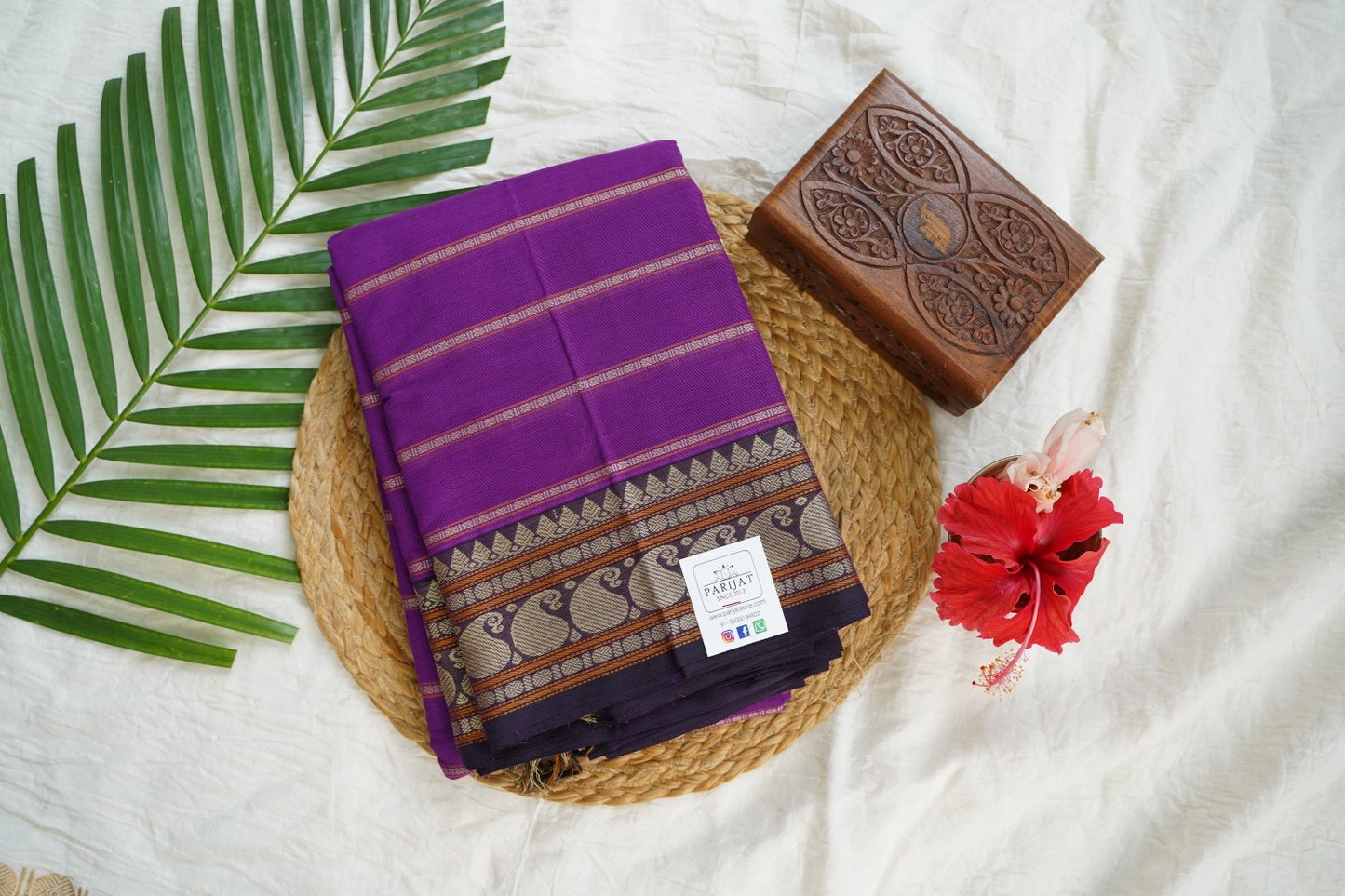 Kanchi handloom Cotton Saree PC15743