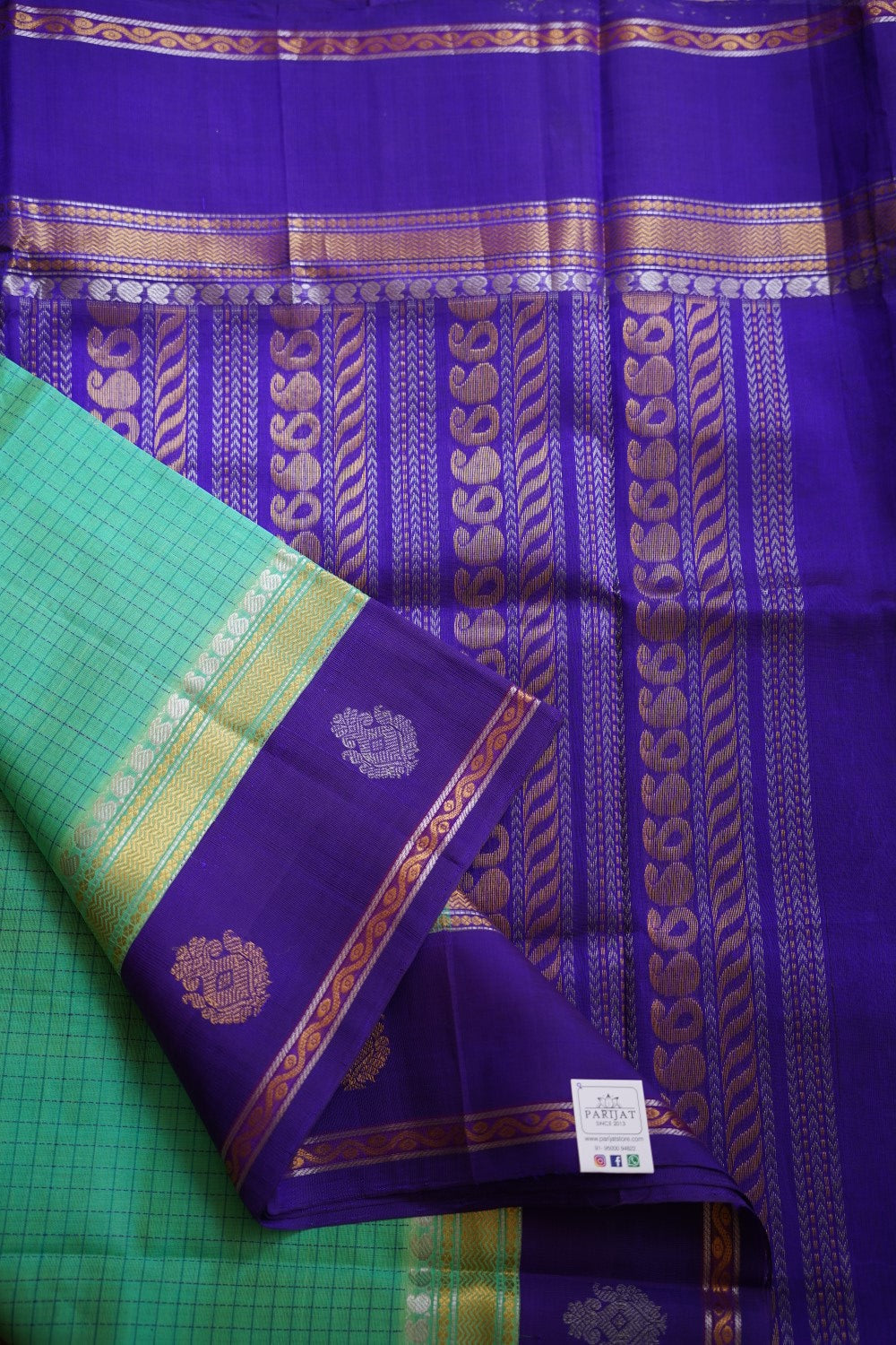Kanchi Handloom Silk Cotton Saree PC12189