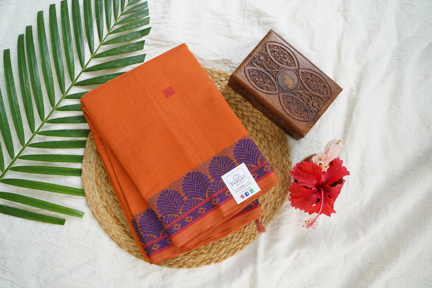 Kanchi handloom Cotton Saree PC15778