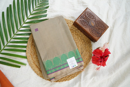 Kanchi handloom Cotton Saree PC15751
