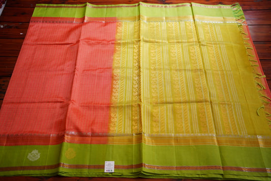 Kanchi Handloom Silk Cotton Saree PC12193