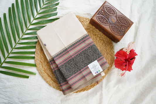 Kanchi handloom Cotton Saree PC15768