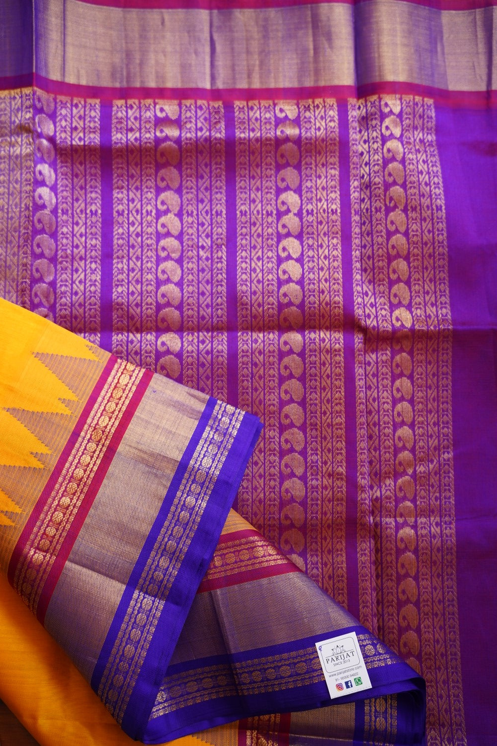 Kanchi Handloom Silk Cotton Saree PC12172