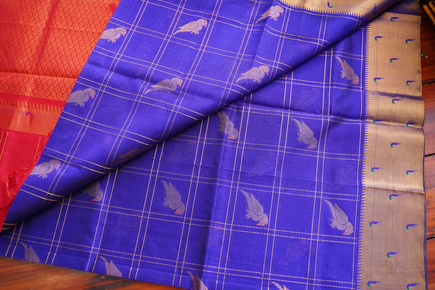 Kanchi Handloom Silk Cotton Saree PC17783