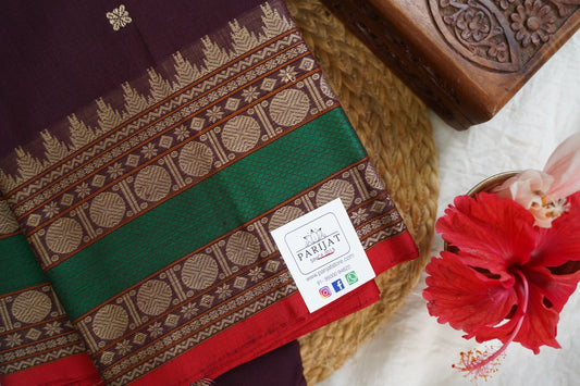 Kanchi handloom Cotton Saree PC15746
