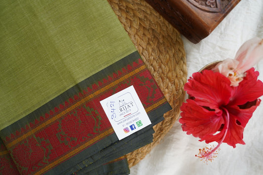 Kanchi handloom Cotton Saree PC15775