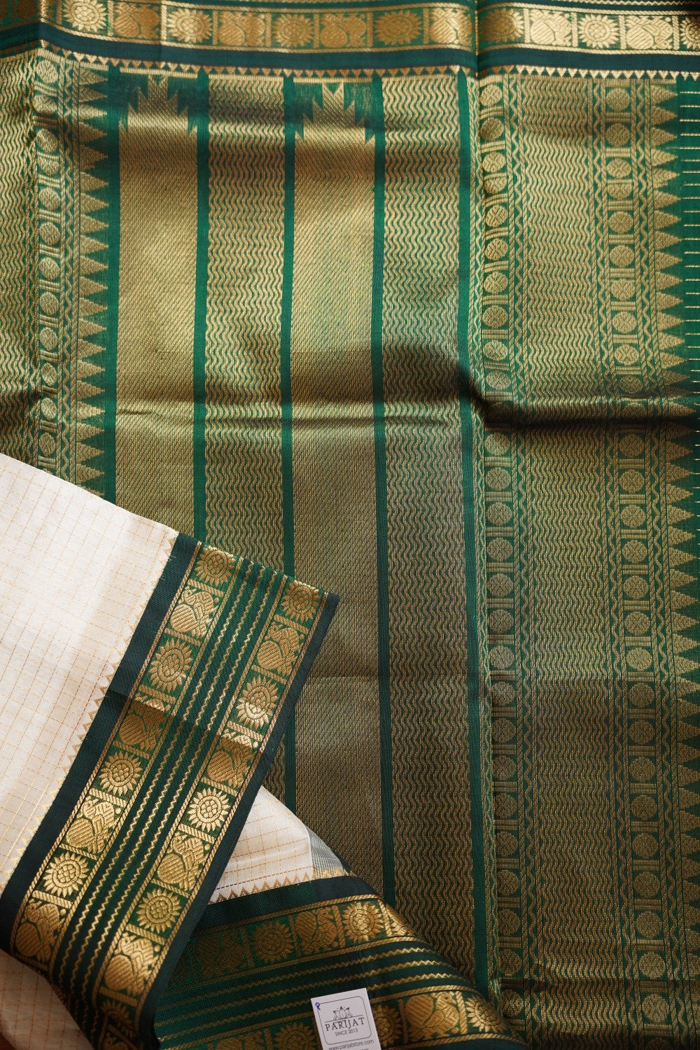 Kanchi Handloom Silk Cotton Saree PC12163