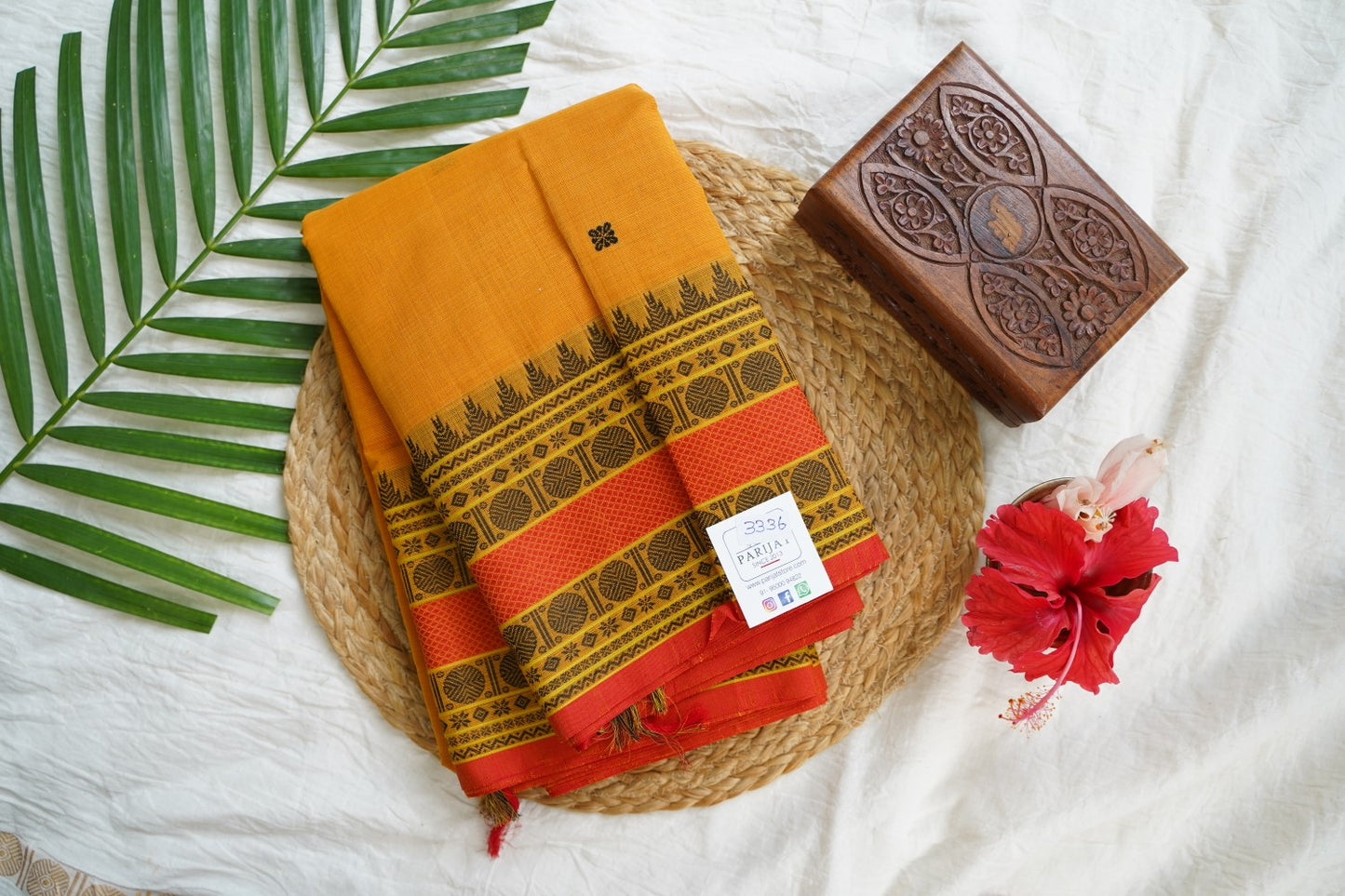 Kanchi handloom Cotton Saree PC15749