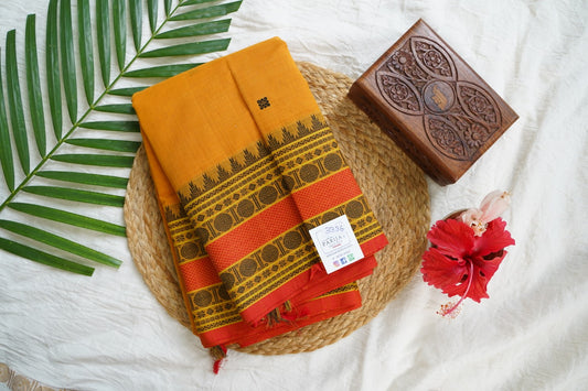 Kanchi handloom Cotton Saree PC15749