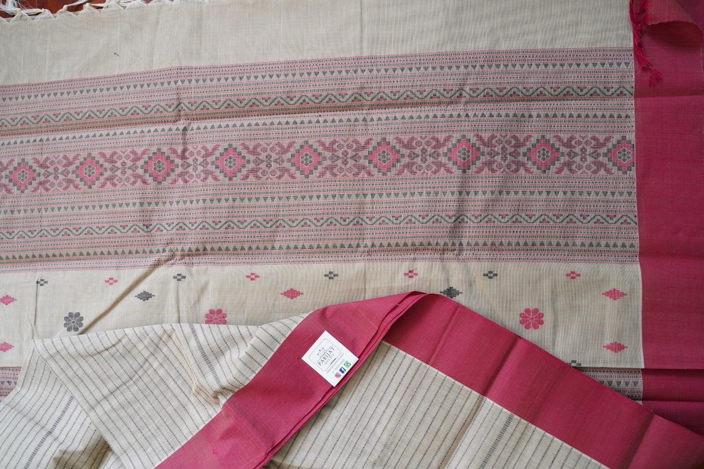 Kanchi handloom Cotton Saree PC15760