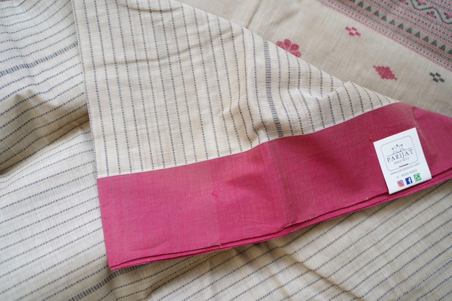 Kanchi handloom Cotton Saree PC15760