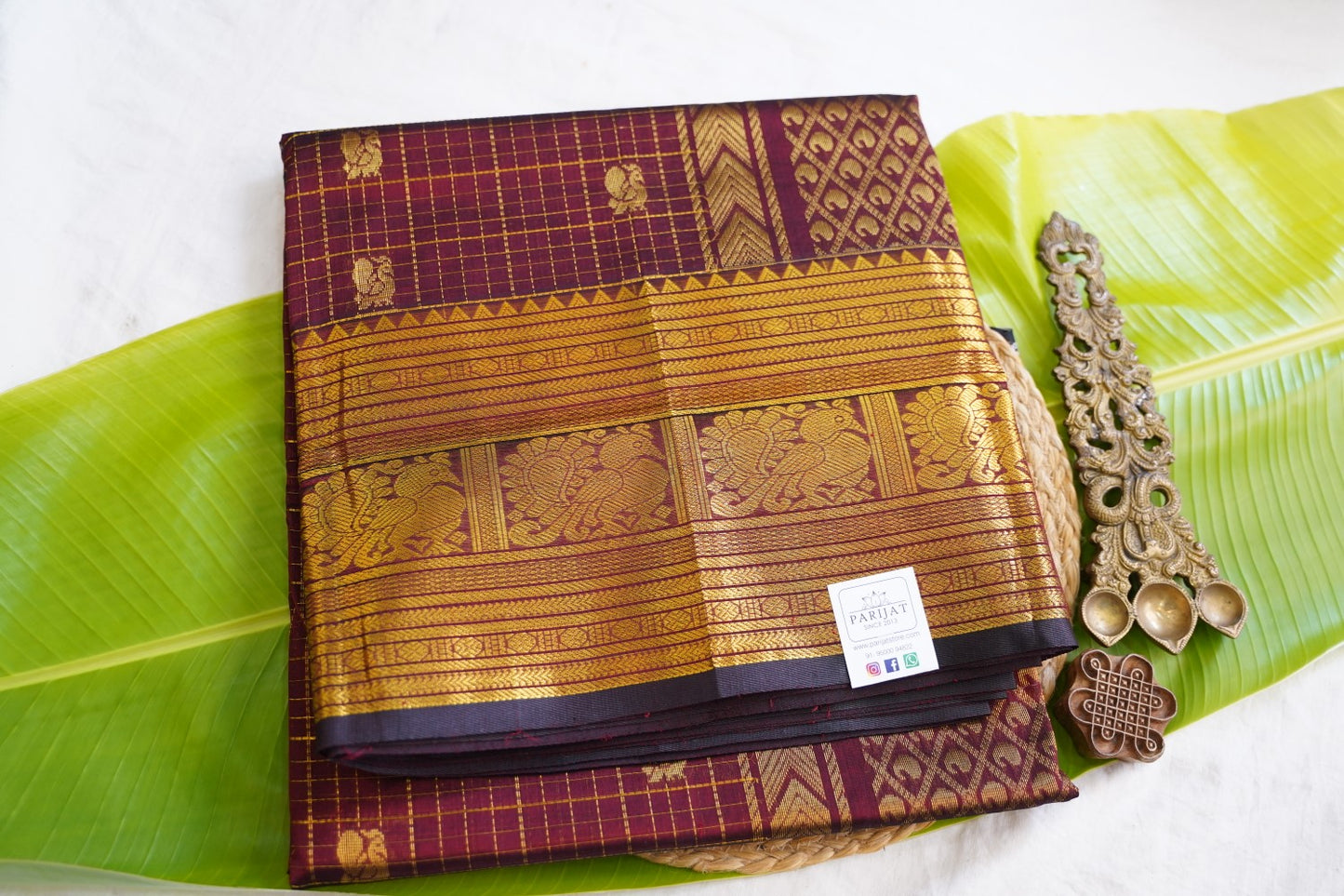 Kanchi Handloom Silk Cotton Saree PC17795