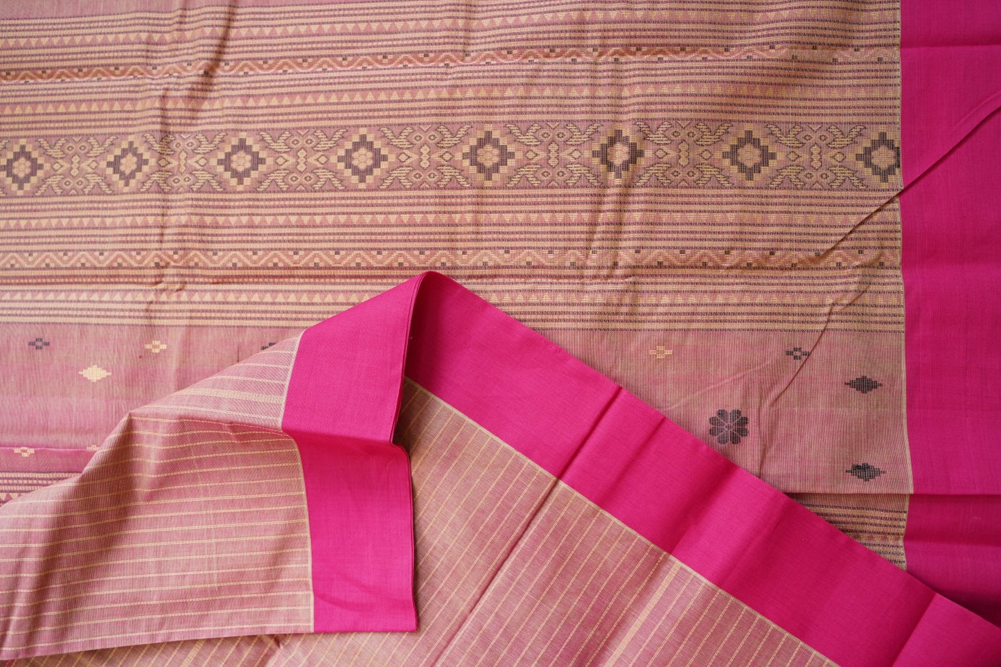 Kanchi handloom Cotton Saree PC15762