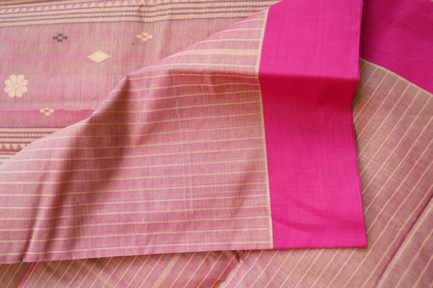 Kanchi handloom Cotton Saree PC15762