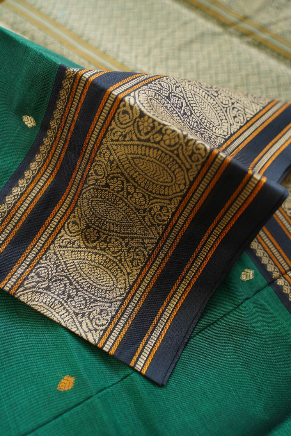 Kanchi handloom Cotton Saree PC15764