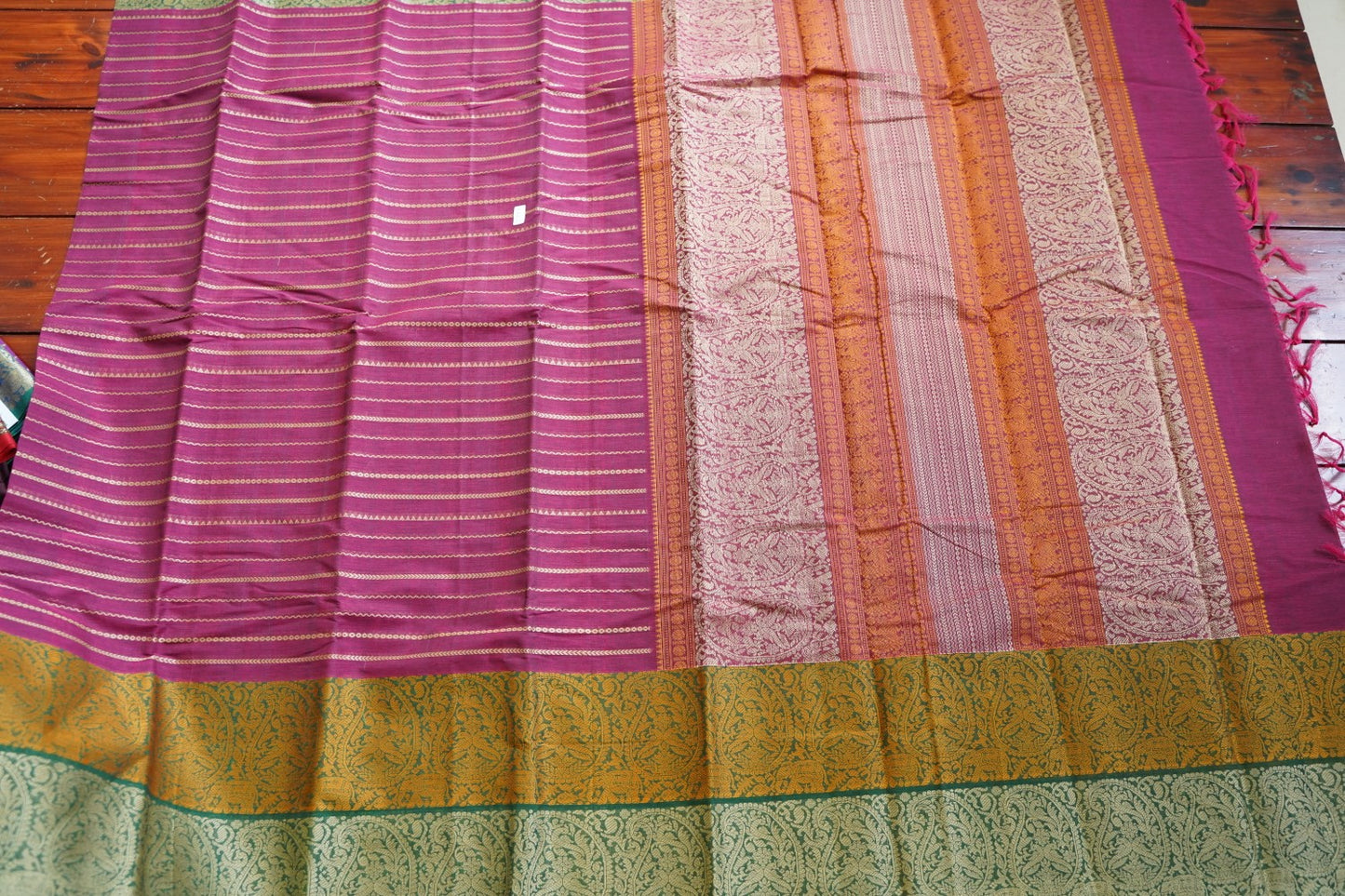 Kanchi handloom Cotton Saree PC15767
