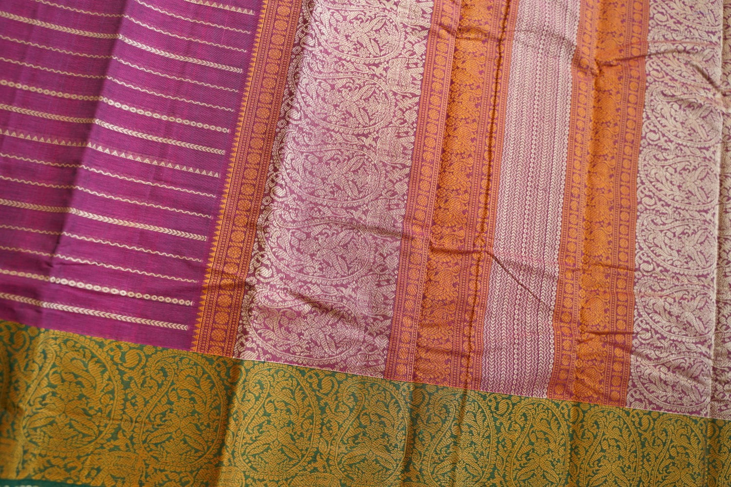 Kanchi handloom Cotton Saree PC15767