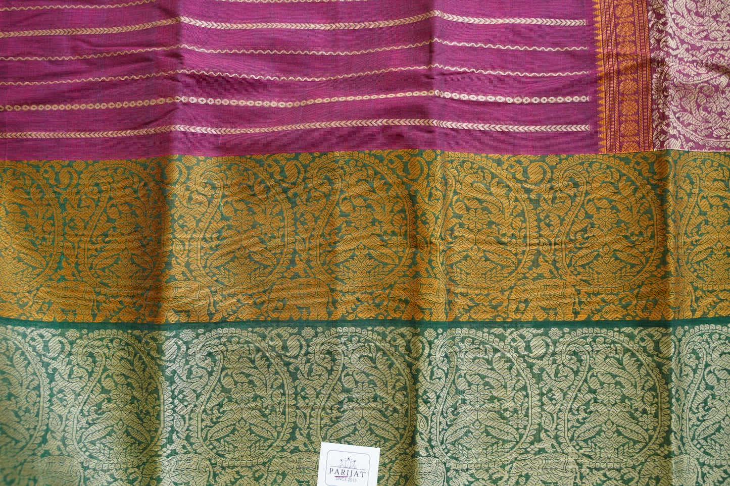 Kanchi handloom Cotton Saree PC15767