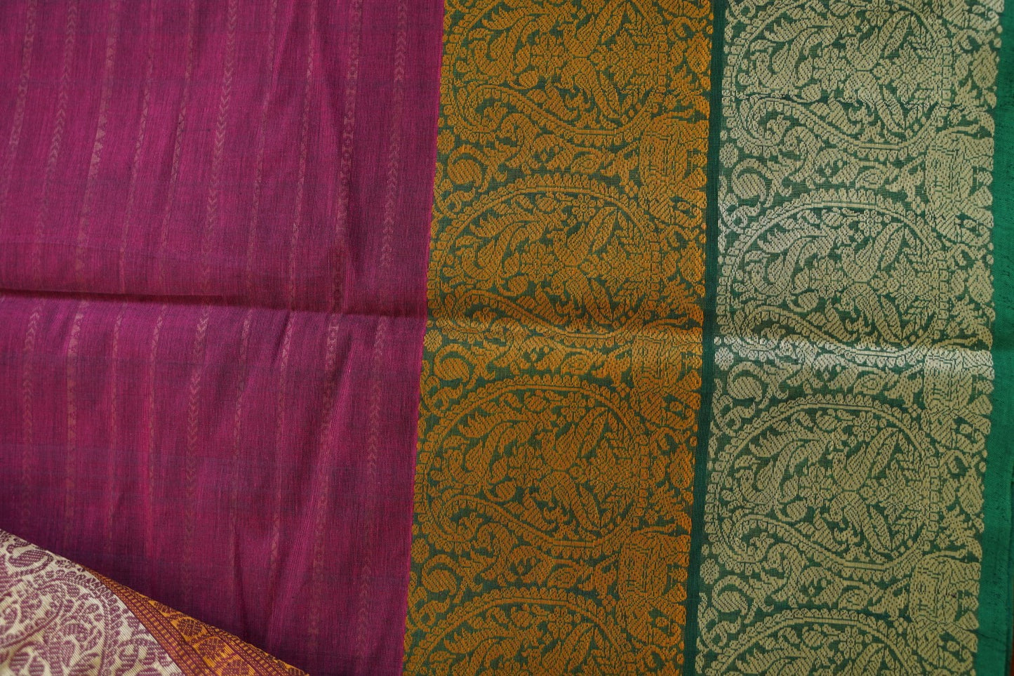 Kanchi handloom Cotton Saree PC15767