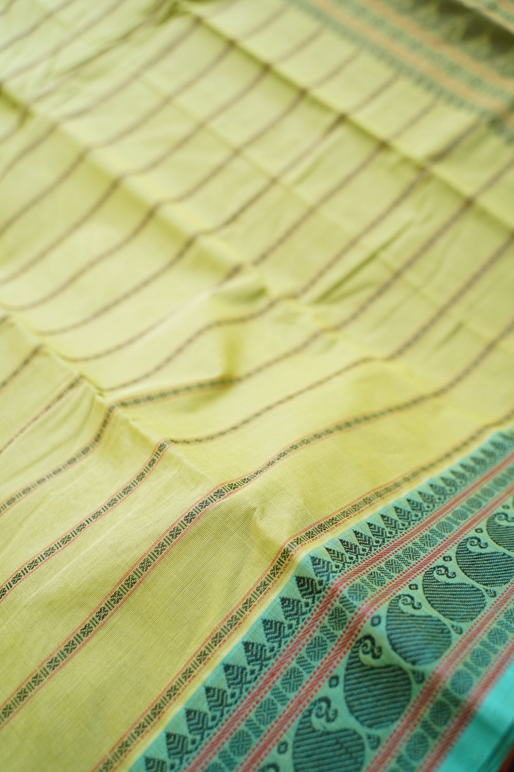Kanchi handloom Cotton Saree PC15747