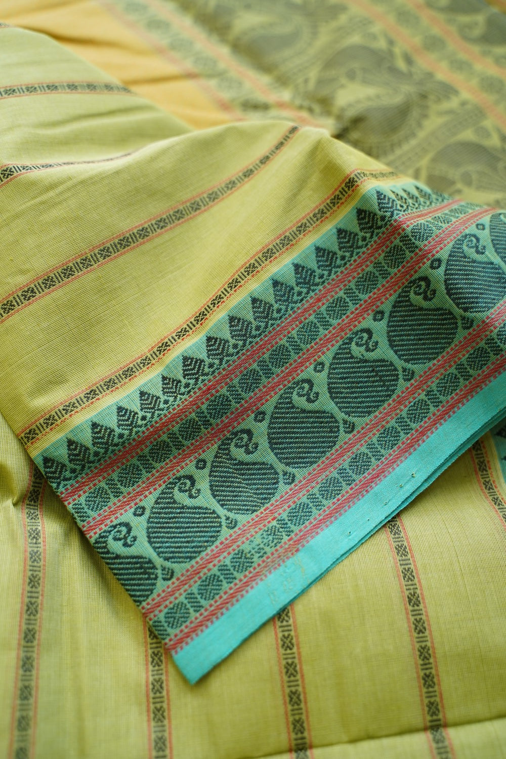 Kanchi handloom Cotton Saree PC15747