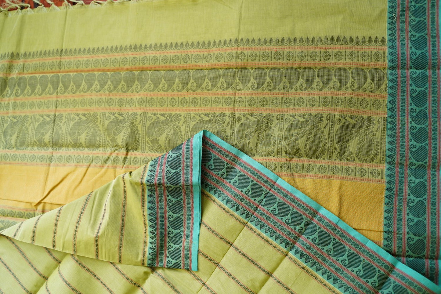 Kanchi handloom Cotton Saree PC15747