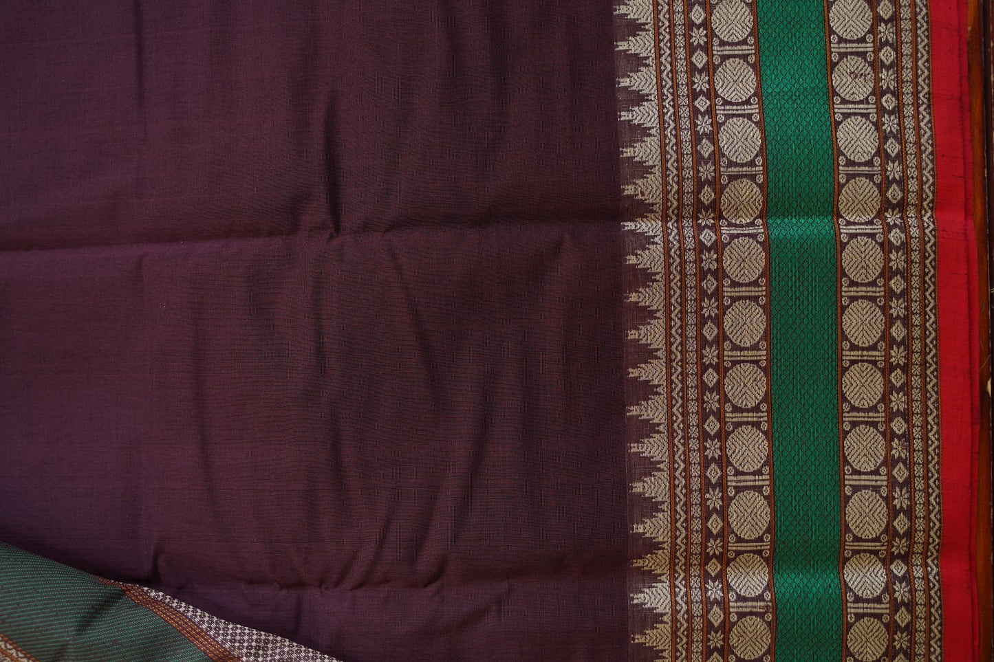Kanchi handloom Cotton Saree PC15746