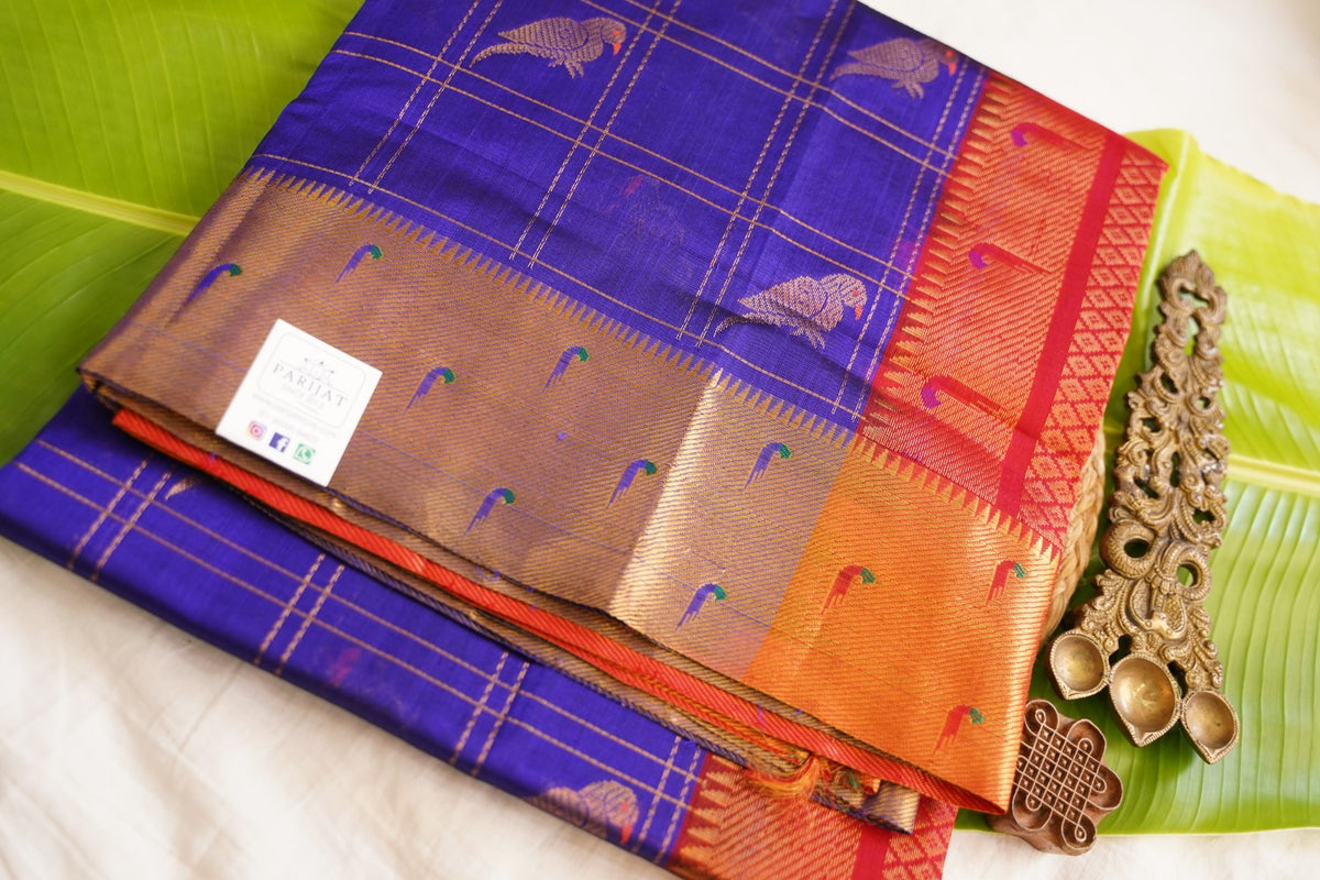 Kanchi Handloom Silk Cotton Saree PC17783