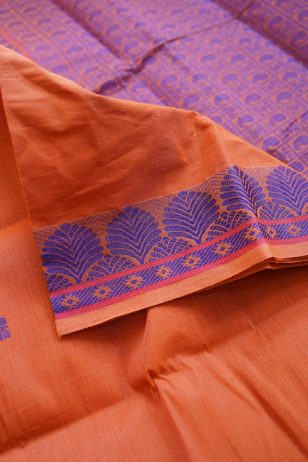 Kanchi handloom Cotton Saree PC15778