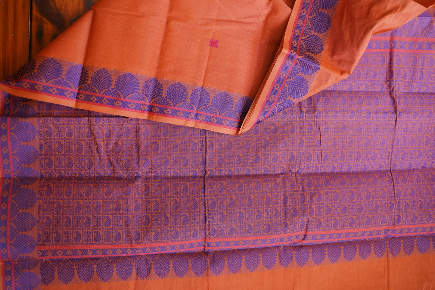Kanchi handloom Cotton Saree PC15778