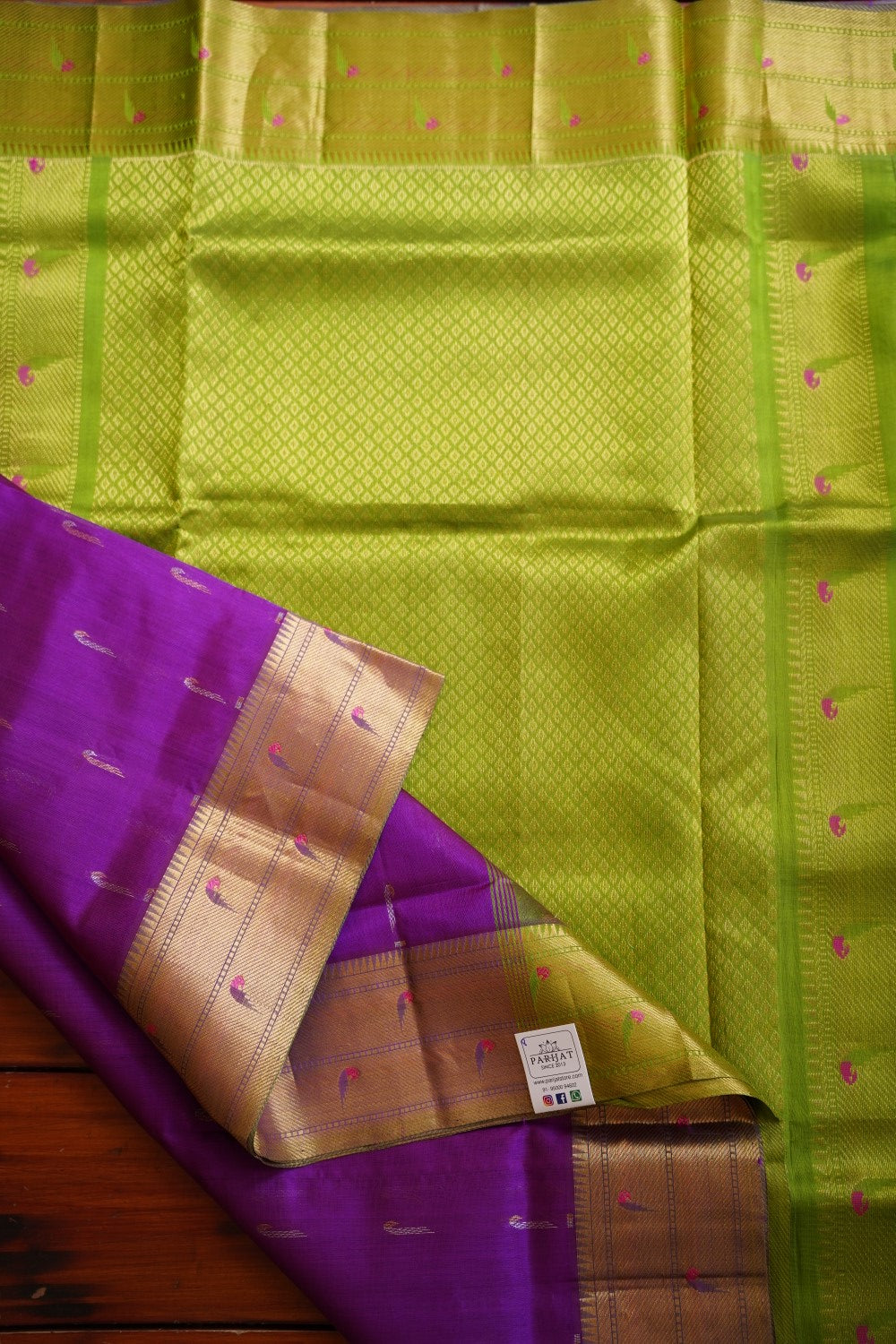 Kanchi Handloom Silk Cotton Saree PC12182