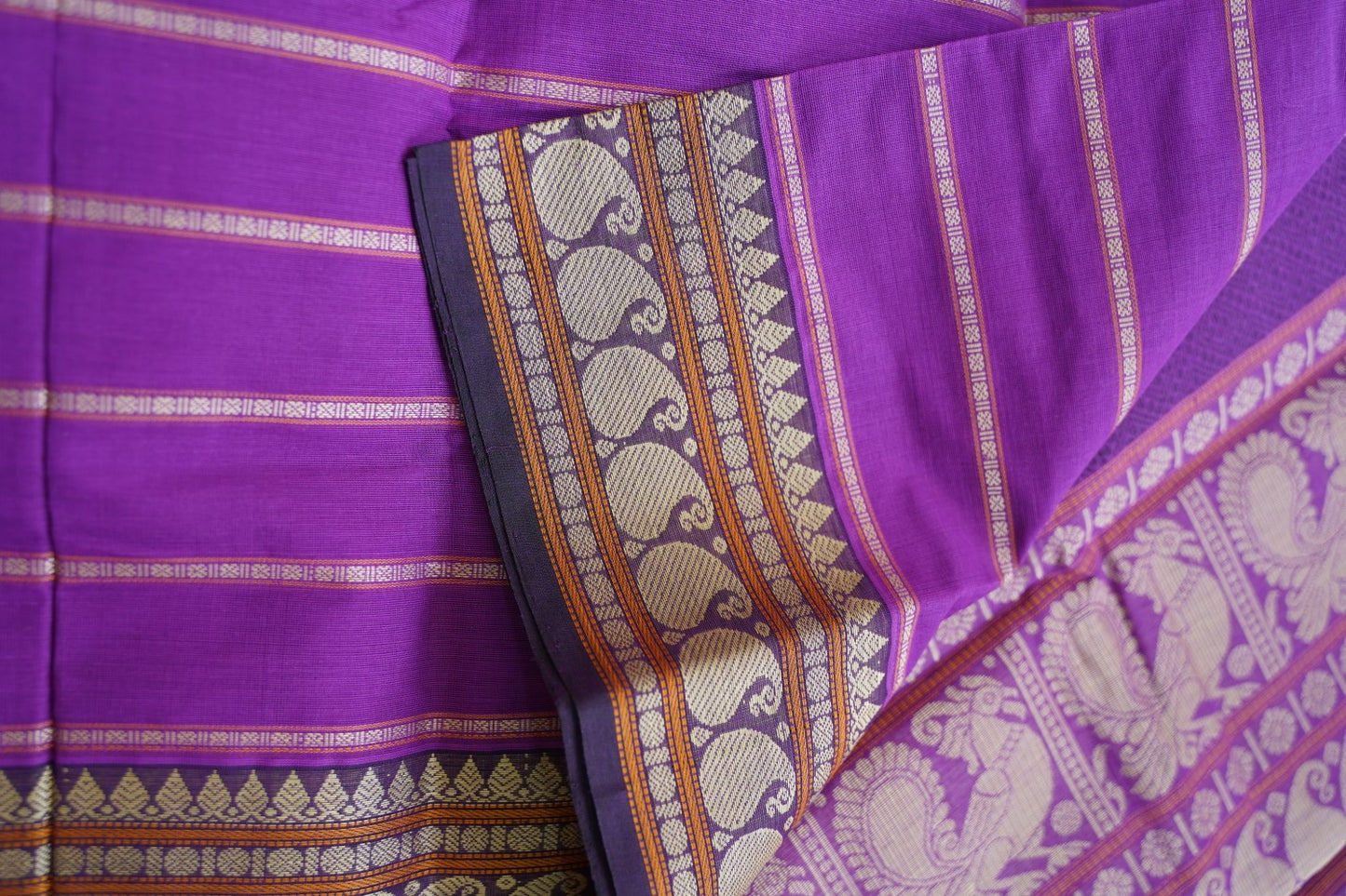 Kanchi handloom Cotton Saree PC15743
