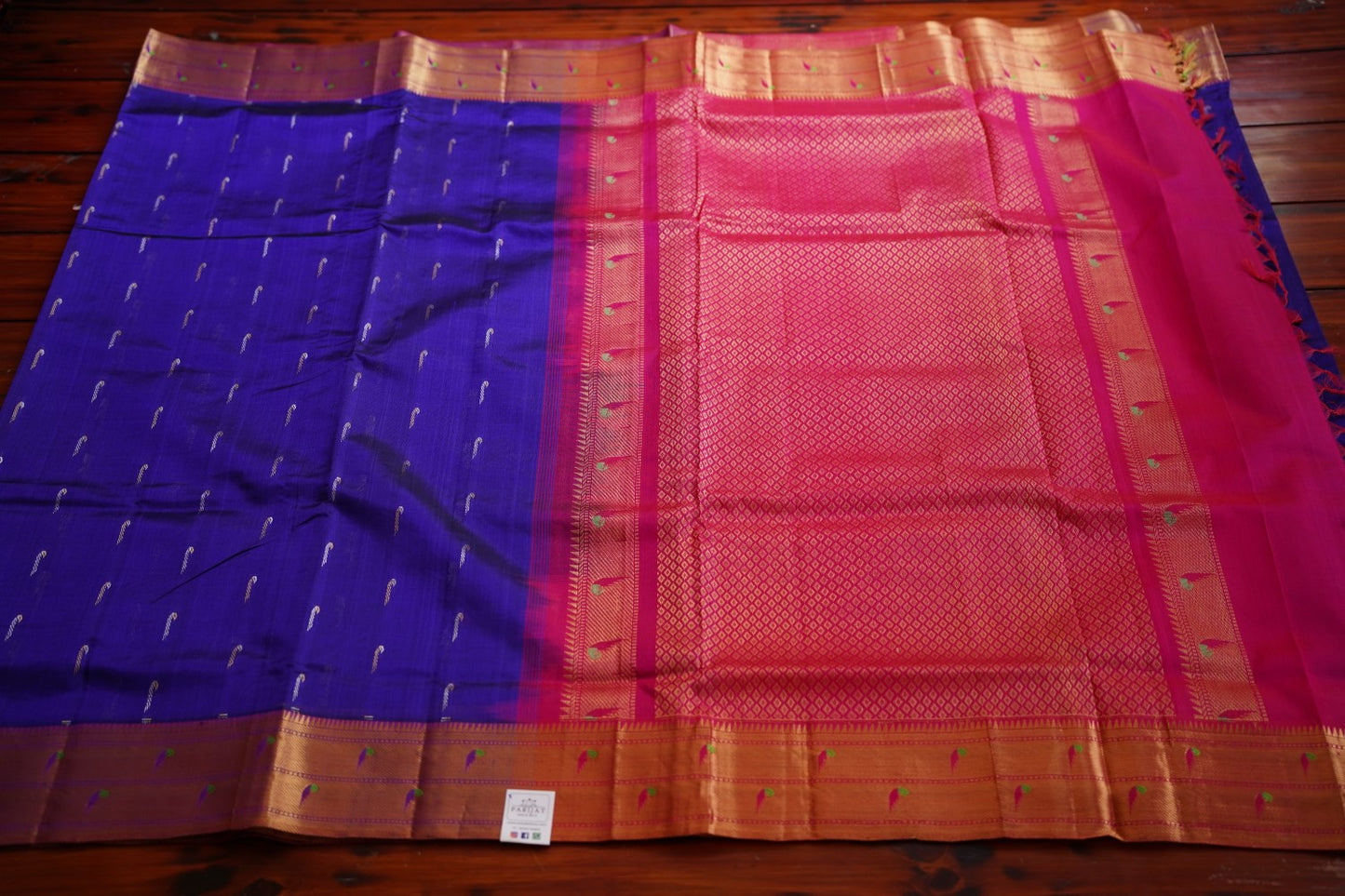 Kanchi Handloom Silk Cotton Saree PC12181