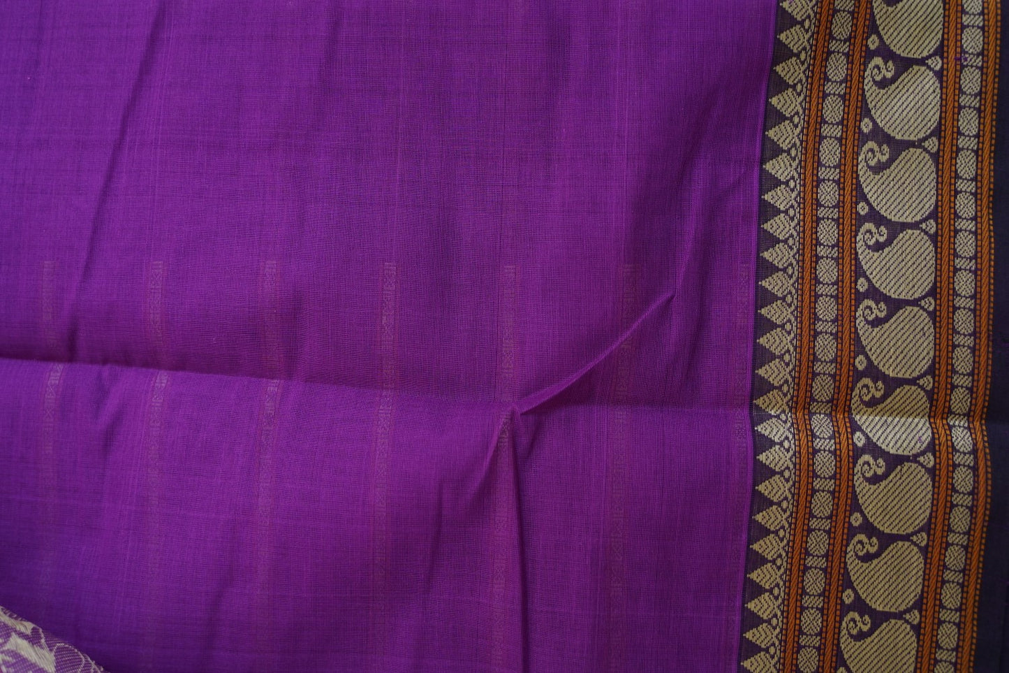 Kanchi handloom Cotton Saree PC15743