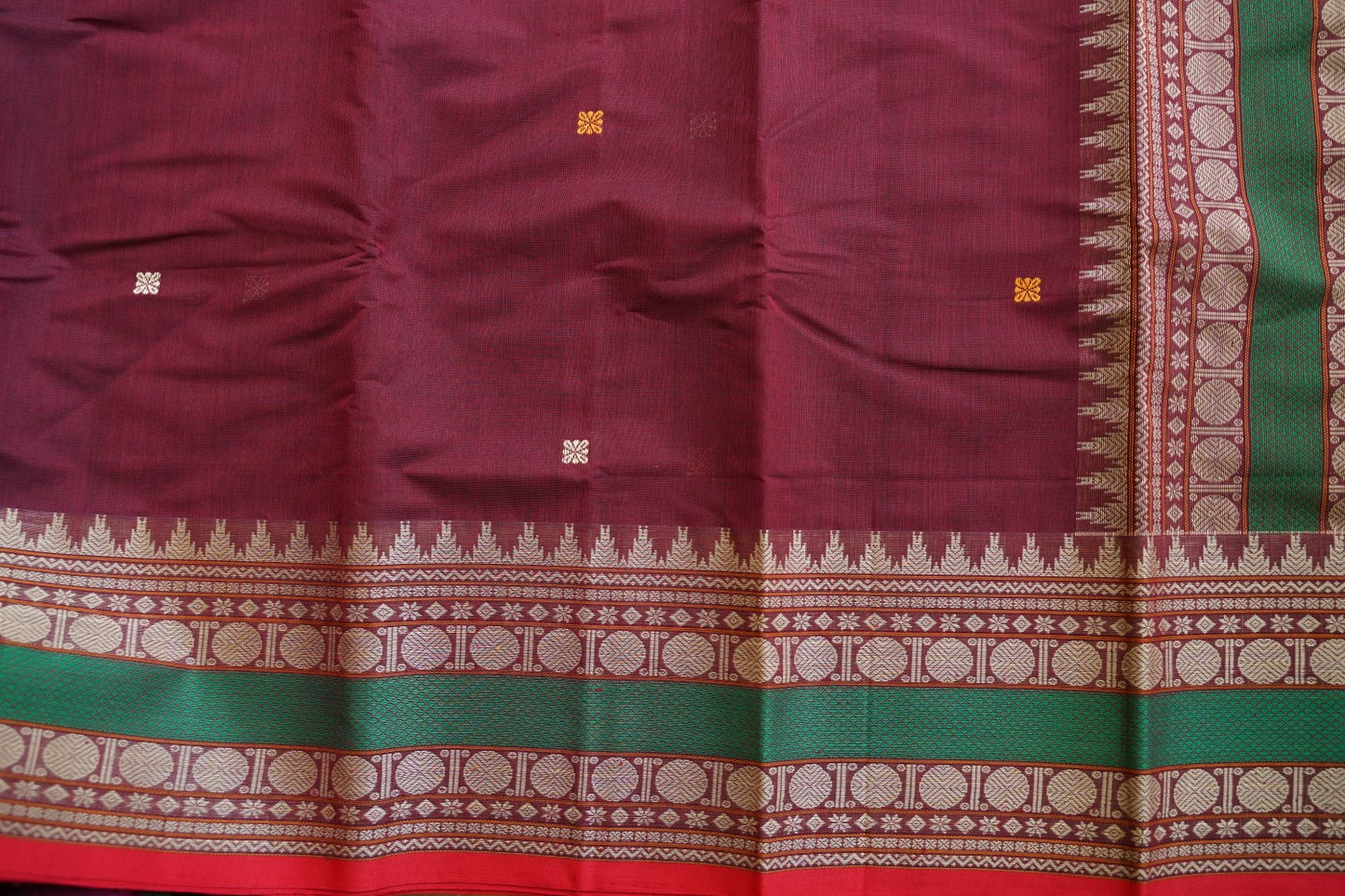 Kanchi handloom Cotton Saree PC15742